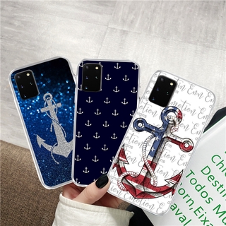 เคสโทรศัพท์มือถือแบบนิ่ม TPU ใส ลายสมอเรือ 5IH สําหรับ Samsung S7 Edge S8 S9 S10 Plus S10E S20