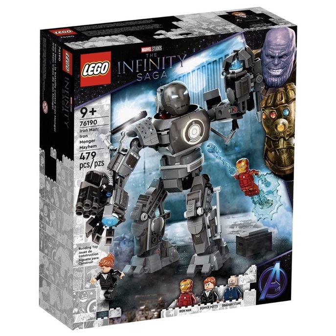 [แท้พร้อมส่ง] Lego Ironman : Iron Monger Mayhem 76190