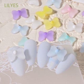 Lilyes อุปกรณ์ตกแต่งเล็บแบบสามมิติหลากสี Frosted Jelly Diy