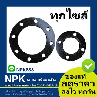 หน้าจานเหล็ก PE (10k และ PN10) แหวนเหล็กสตับเอ็น HDPE  ทุกไซส์ (เล็ก ใหญ่)