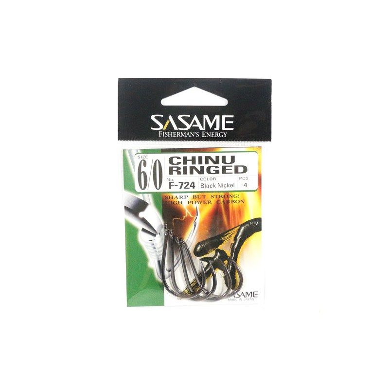 Sasame F-724 Chinu Ringed Offset Hook