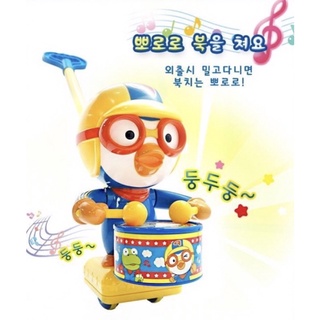 พร้อมส่ง Pororo ชุดกลอง ล้อวิ่ง เด็กเกาหลีชอบมาก