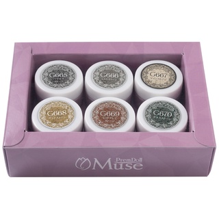 PREGEL PREMDOLL MUSE  EARTH STONE SERIES SET สีทาเล็บเจล-สีเจลทาเล็บ