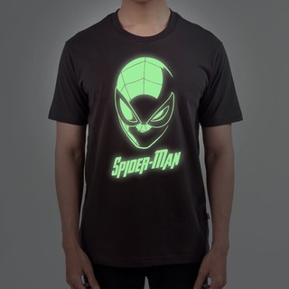 เสื้อยืดมาร์เวล SPIDERMAN-9053-GY (เรืองแสงในที่มืด)S-5XL