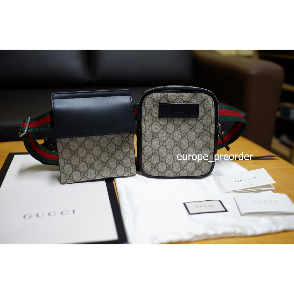 กระเป๋าคาดอก Gucci ของแท้ 100% อุปกรณ์ ถุงผ้า ถุงกระดาษ ครบ จาก shop ฝรั่งเศส (ฟรีส่ง ems)
