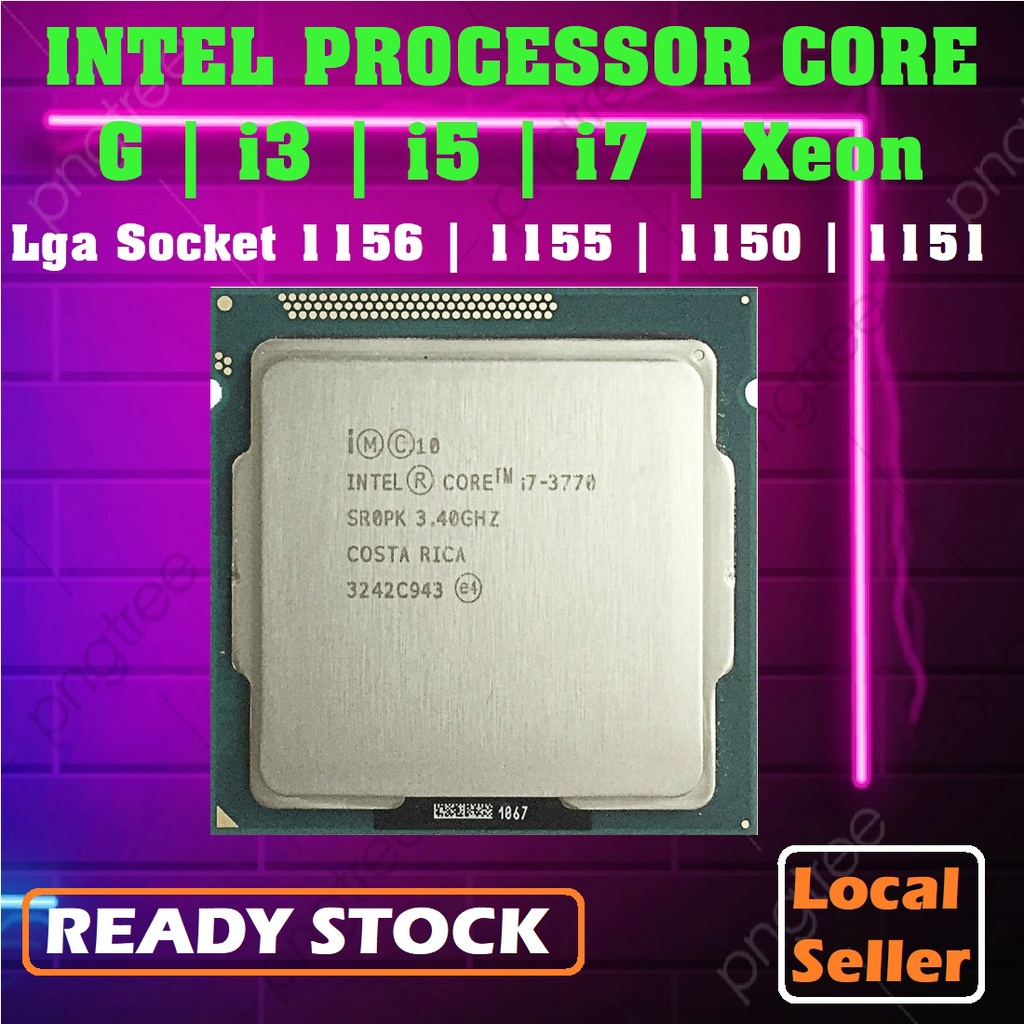 Intel โปรเซสเซอร ์ เดสก ์ ท ็ อป LGA ซ ็ อกเก ็ ต 1156 1155 1150 1151 Cpu Pentium i3 i5 i7 Xeon