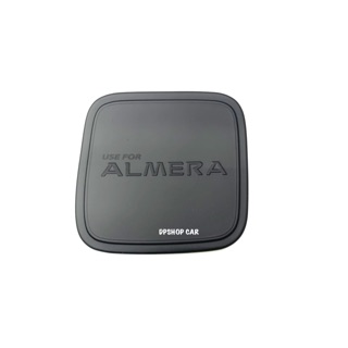 ครอบฝาถัง ALMERA อัลเมร่า ปี 2020 สีดำด้าน