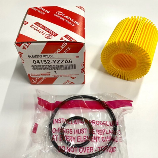 กรองน้ำมันเครื่องTOYOTA เกรดA รหัส 04152-YZZA6