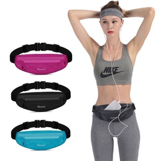 Moutux 🏃🏻🏃🏻🏃🏻🏃🏻🏃🏻กระเป๋าคาดเอวออกกำลังกาย  กันน้ำ Sports Running Waist Bags Waterproof🎵🎵🎵