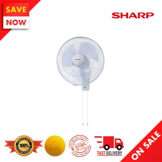 ⚡️ Best Sale ⚡️ SHARP พัดลมติดผนัง 16นิ้ว รุ่น PJ-WA161/PJ-WA163