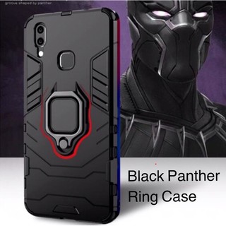 เคสโทรศัพท์มือถือ ลาย Black Panther พร้อมแหวนขาตั้ง สําหรับ Xiaomi Redmi 10 9t 5a 7 8 8a 9 9a 9c Note 4 4x 5 6 7 Pro 8 9 10 Pro 9s 10S 5G