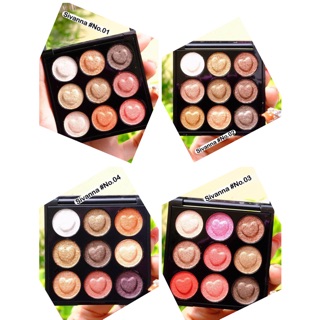 HF4002 ของแท้ Sivanna Eyeshadow  อายแชโดว์ รูปหัวใจ เนื้อครีม