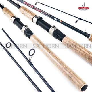 คันเบ็ดตกปลา SAMURAI by Asuki คันสปิ๋ว ตกปลาเกล็ด ตกหน้าดิน กราไฟท์ ด้ามก็อก Line Wt. 8-15lb, Lure Wt. 10-30g.