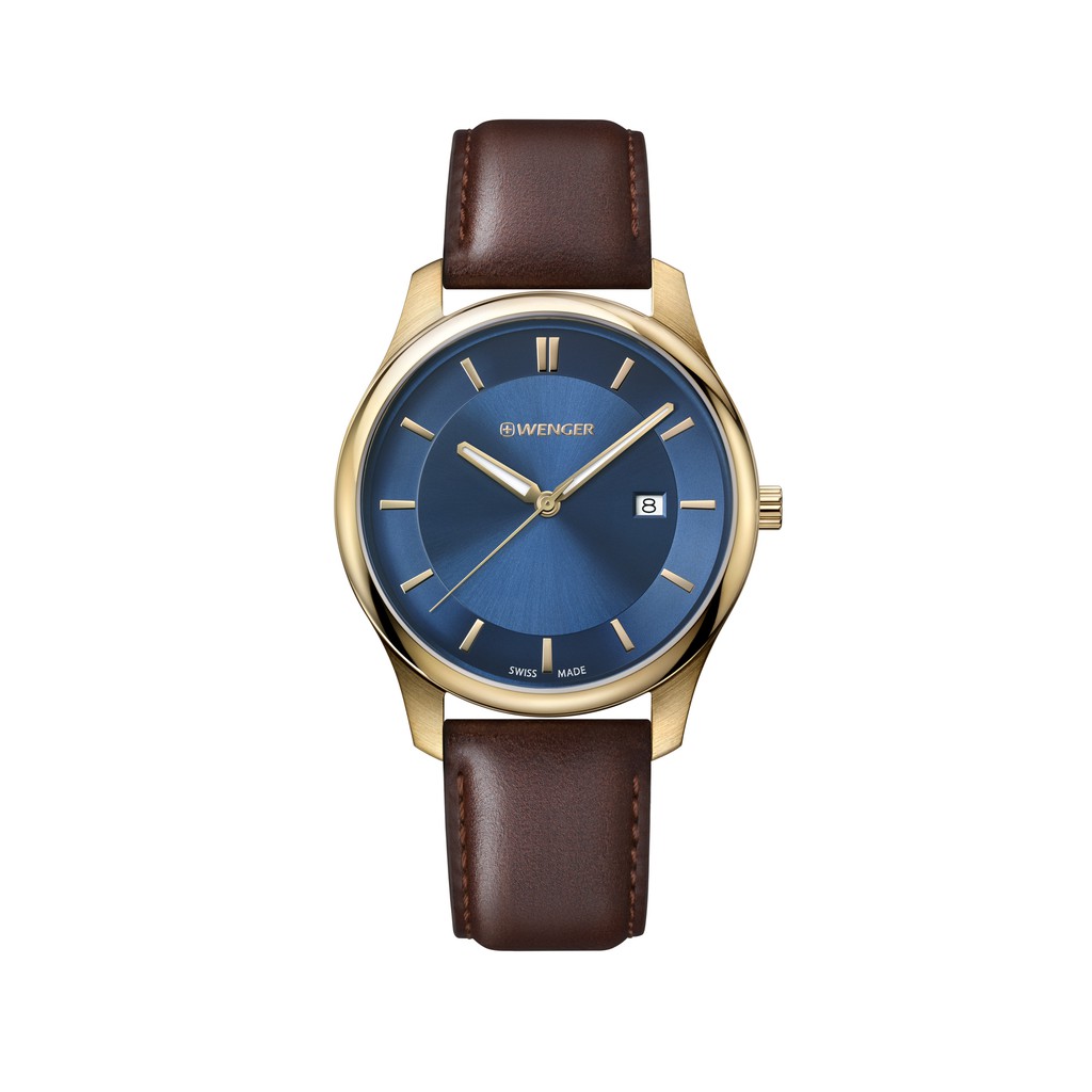 Wenger นาฬิกา Watch - City Classic, Dial 43 mm, Blue (01.1441.119)