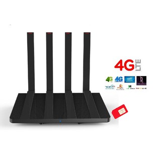 4G Router เร้าเตอร์ ใส่ซิมปล่อย WiFi 300Mbps 2.4GHz ,4G WiFi Router