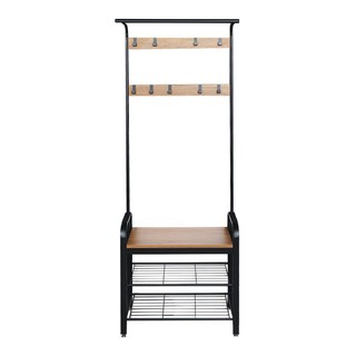 Shelf SHELF FURDINI SANTEX J-HS16 BROWN Multipurpose furniture Home &amp; Furniture ชั้นวางของ ชั้นวางของโล่ง FURDINI SANTEX