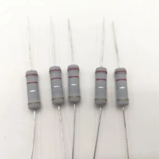 RXF 2วัตต์ ฟิวส์ต้านทาน (2ตัว) 2W ±5% 0.22Ω-820Ω Fusible Resistor, Metal Oxide Film Fixed Resister ตัวต้านทาน ทนร้อน