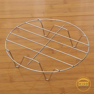 ขาตะแกรงสแตนเลส อุปกรณ์เสริม ขาตั้งสแตนเลส สำหรับหม้อทอดไร้น้ำมัน Single layer steaming rack