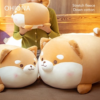 Ohiona. ตุ๊กตาลูกสุนัข หมอนตุ๊กตานุ่ม รูปการ์ตูนลูกสุนัข น่ารัก ของเล่น 35CM