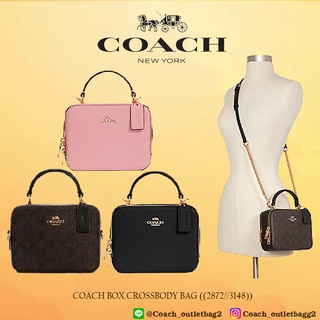 COACH BOX CROSSBODY BAG ((2872//3148))