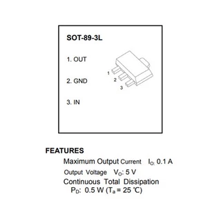 (10ตัว) IC 78L33 78L05 7805 7806 7808 7809 7812 79L12 79L15 Linear Voltage Regulator ไอซี เรกูเลเตอร์ SOT-89 TO-92
