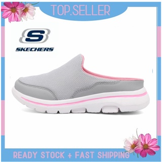 [พร้อมส่ง] *Skechers__go Walk Arch Fit รองเท้าแตะโลฟเฟอร์ ส้นแบน แบบสวม สําหรับผู้หญิง ผู้ชาย