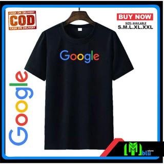 เสื้อยืด T-shirt GOOGLE T-SHIRT combed Cotton Writing 30