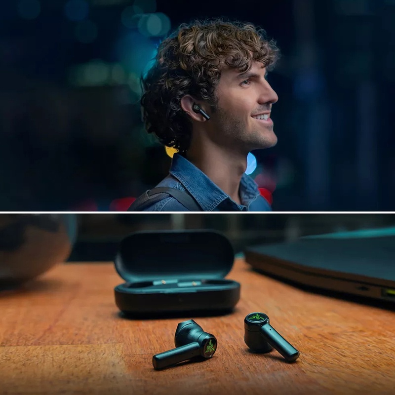 【จัดส่งตลอด 24】หูฟังไร้สาย True Wireless Earphones หูฟังพร้อมไมค์ หูฟังบลูทูธ สเตอริโอ หูฟังเล่นเกมส์