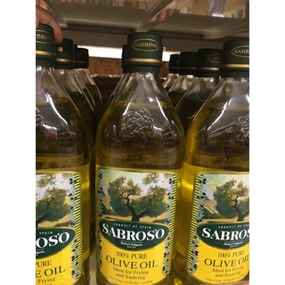 น้ำมันมะกอก Sabroso 100% Pure Olive Oil 1000ml