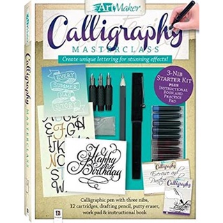 Art Maker Calligraphy Masterclass Kit (portrait) (Art Maker) -- Bookหนังสือภาษาอังกฤษมือ1(New) ส่งจากไทย