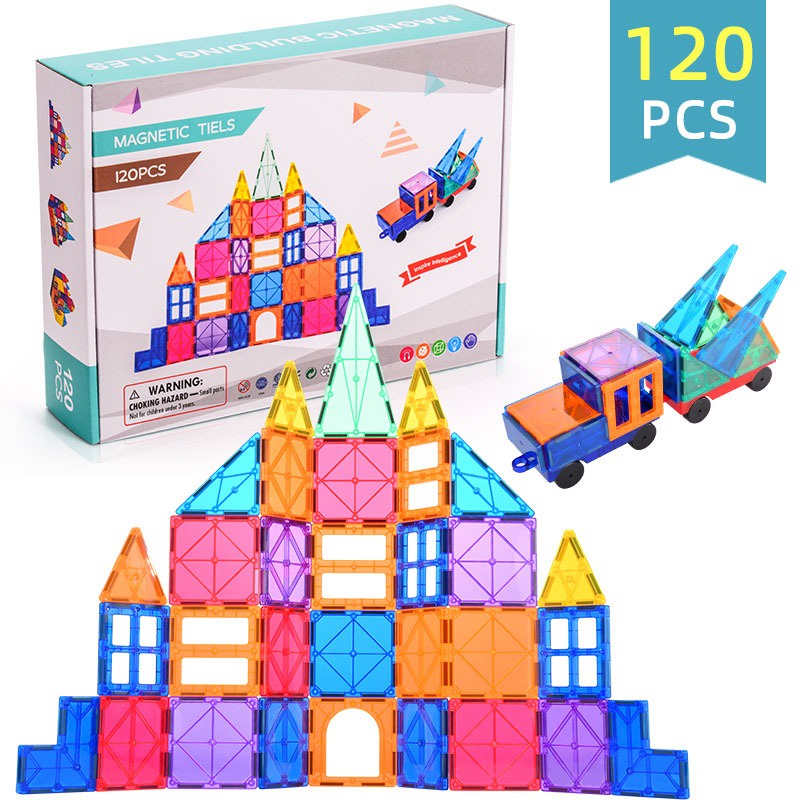 🔥🔥ถูกที่สุด ตัวต่อแม่เหล็ก Magnetic Tiles