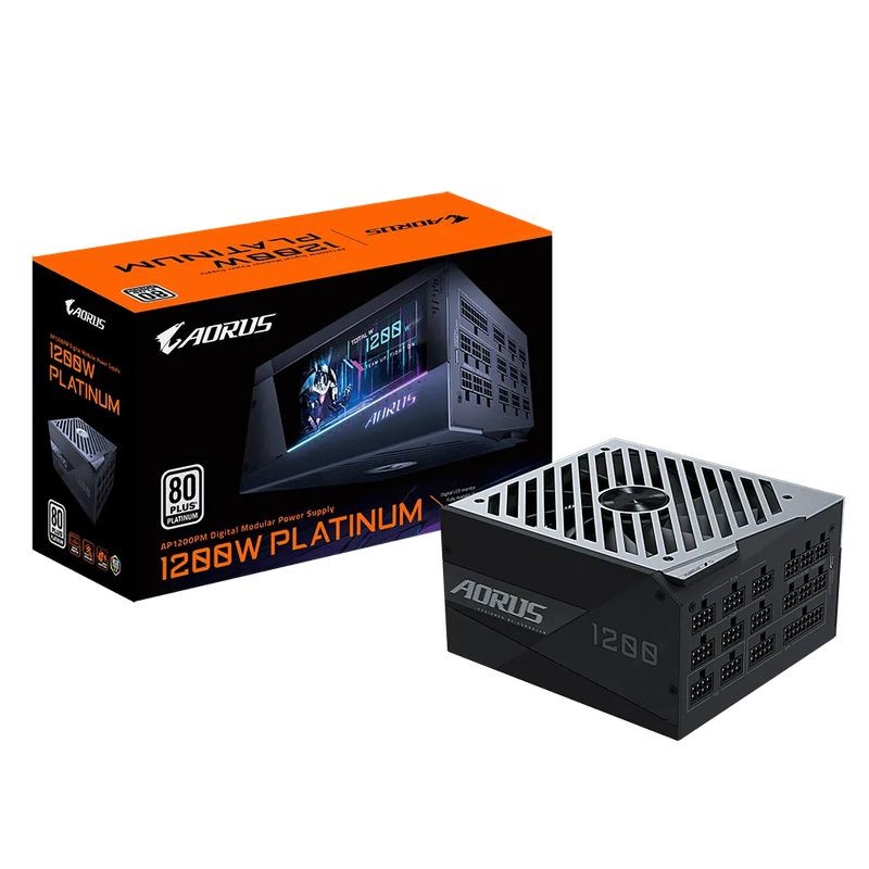 GIGABYTE AORUS P1200PM 1200W 80 PLUS PLATINUM *พาวเวอร์ซัพพลาย (GP-AP1200PM)