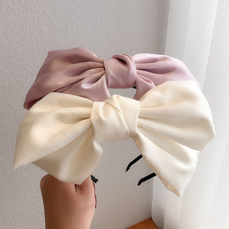 Bowknot Hoop Headwear แฟชั่นอุปกรณ์เสริมผมสําหรับผู้หญิงสาว