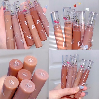 M129 CAPPUVINI ลิปกลอส Lip Glaze Matte กันน้ำติดทนนานให้ความชุ่มชื้น