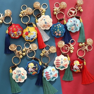 Diy ชุดปักงานแฮนด์เมด ดอกบัว สิงโตมงคล เครื่องประดับ ของขวัญ สำหรับผู้ชาย พร้อมวีดีโอสอน