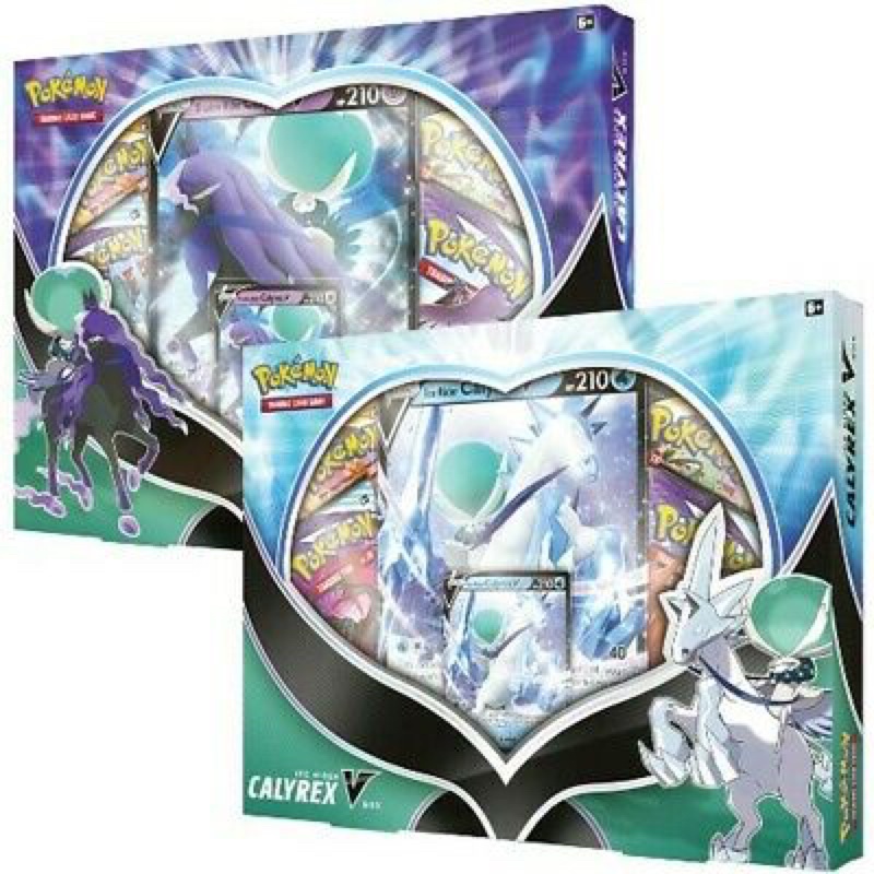 Pokemon Ice OR Shadow Rider Calyrex V Box Factory Sealed