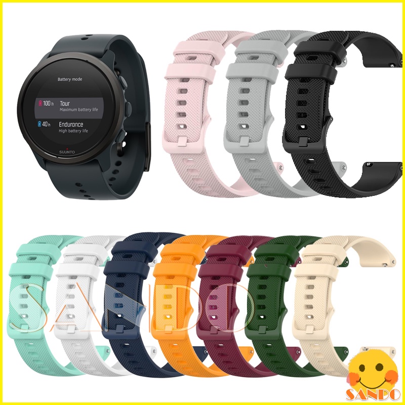 【NEW】Suunto 5 Peak สายซิลิโคนนิ่ม Suunto 9 Peak pro สายนาฬิกาข้อมือสมาร์ทวอทช์ ทดแทน Suunto 5 Peak R