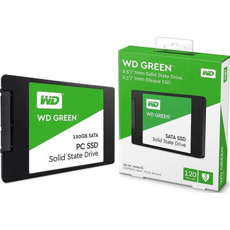 ⚡️SSD ใหม่!!⚡️120GB / 240GB / 480GB / 1TB SSD (เอสเอสดี) WD GREEN SATA III 6Gb/s Warranty 3 - Y