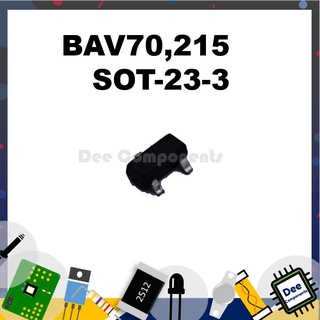 BAV70  Diodes &amp; Rectifiers  SOT-23-3   150°C BAV70,215 NXP 8-1-15