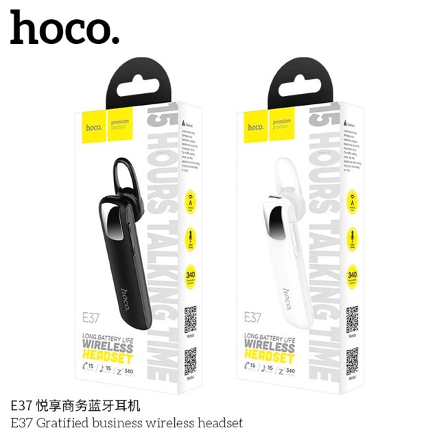 🔥หูฟังบลูทูธ ไร้สาย 🔥E37 Hoco.