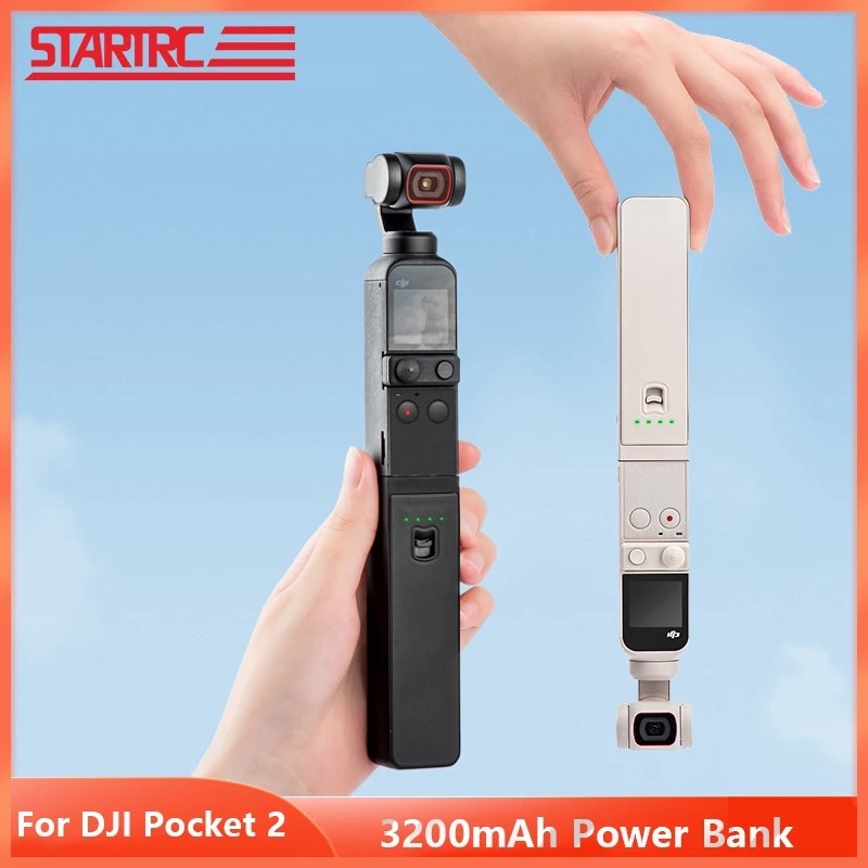 STARTRC Osmo Pocket 2 Portable Power Bank Mobile 3200mAh Battery Charger Handheld Charging Hub For Pocket 2 Hand Grip