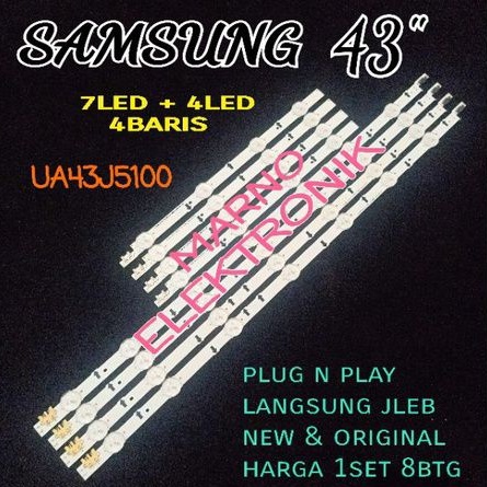 SAMSUNG 43 นิ้ว LED TV BACKLIGHT LAMP UA-43J5100AK UA 43J5100 AK UA43J5100AK SAMSUNG 43 IN UA43J5100