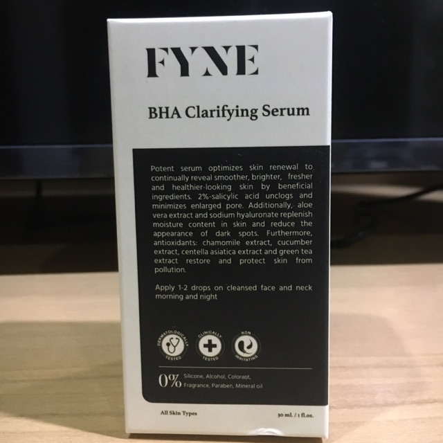 FYNE. BHA Clarifying Serum