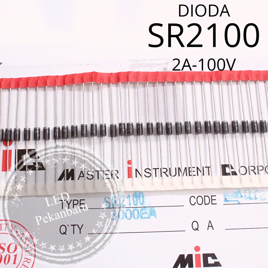 DIODE SR2100 SR 2100 MIC 2A 100V RENTENG DIODE SHOTKY รีเซ็ต SB2100