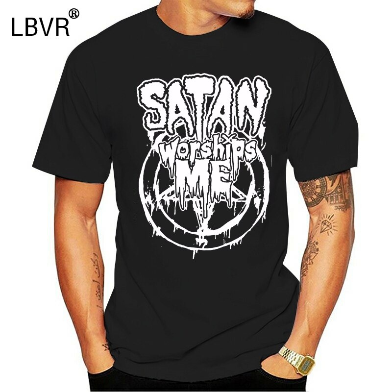 เสื้อยืด พิมพ์ลาย Killers Never Die Davey Suicide Satan Worships Me Rock Metal สีดํา สําหรับผู้ชายS-5XL