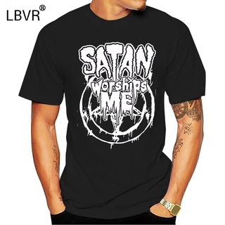 เสื้อยืด พิมพ์ลาย Killers Never Die Davey Suicide Satan Worships Me Rock Metal สีดํา สําหรับผู้ชายS-5XL