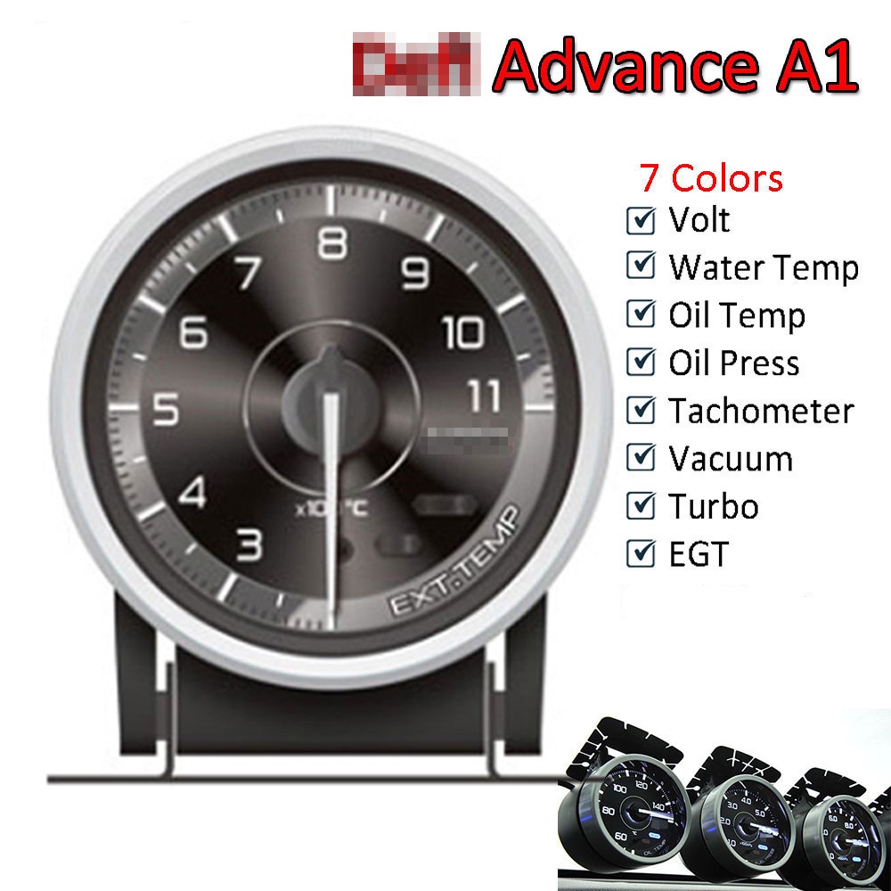 Defi Advance A1 เมตร 60 มม.Defi Gauge Water Temp Gauge น้ํามันอุณหภูมิ Turbo Boost Gauge Ext Temp Ga