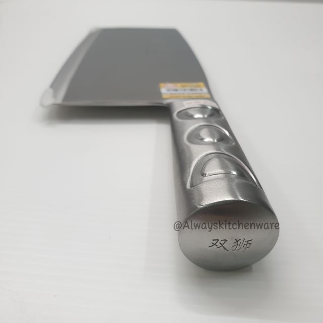 ของแท้❗ มีดปังตอจีน มีดอีโต้จีน มีดสับ สแตนเลส ตรา สิงห์คู่ - รูปที่ 2