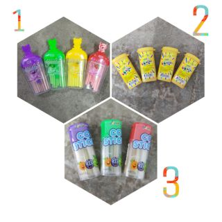 4 ชิ้น CC Stick mix fruit ลูกอมแท่งรวมรสผลไม้ 🍓🍇🍊🍏🍒