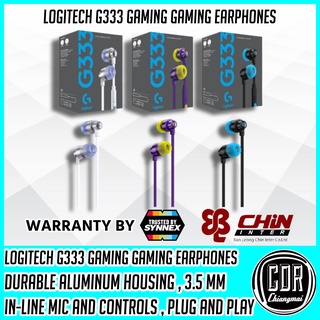 Logitech G333 หูฟัง In-Ear เกมมื่ง มีทัั้งแจ็ก 3.5 และ Type C (รับประกันศูนย์ 2 ปี)